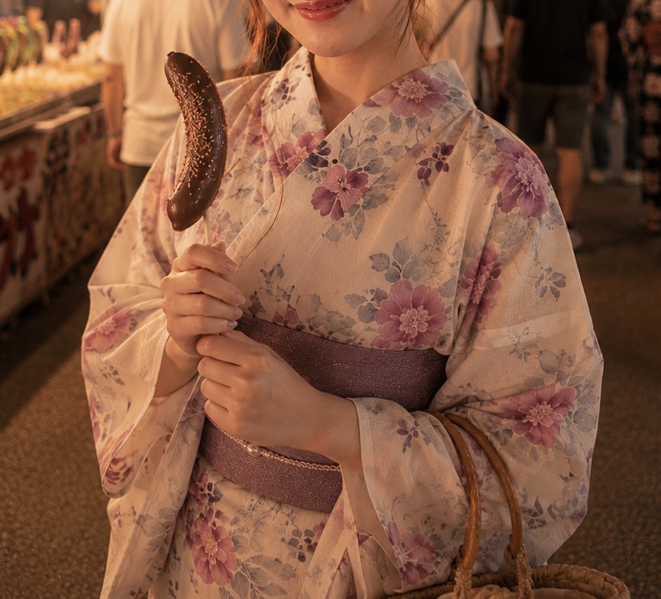 Angel__lisa's tweet photo. 昨日は隅田川花火大会だったね!楽しかった!あのね、チョコバナナをね、咥えたり、出し入れして、男性に見せつけながら横目で反応をみるのが好きなの…ムクムク元気になってるところ見たらすごく興奮しちゃう…変態でごめんなさい💦
#浴衣 #DXLIVE #ライブチャット #大人配信
https://t.co/Lv2QDxCCzX https://t.co/58yDBkU1T7