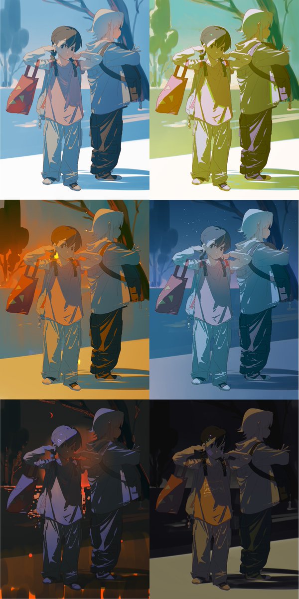 INSI_0_0's tweet photo. Color variations based on different times of day, enhanced with subjective impressions! https://t.co/tND8SiuOdN