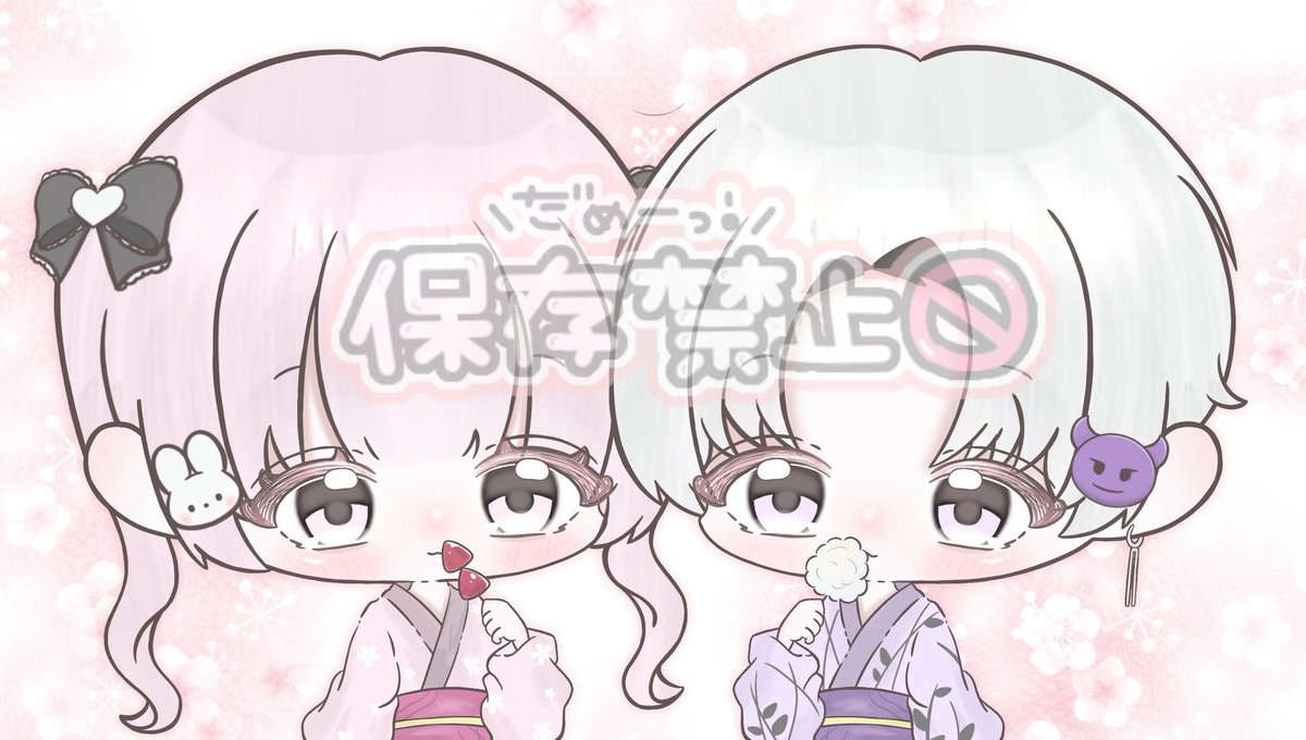 Deviluke1479's tweet photo. いつも可愛いペア画ありがとね☺️
サプライズで依頼してくれてること多くて嬉しみ🥰 https://t.co/ZrckLcnoQs