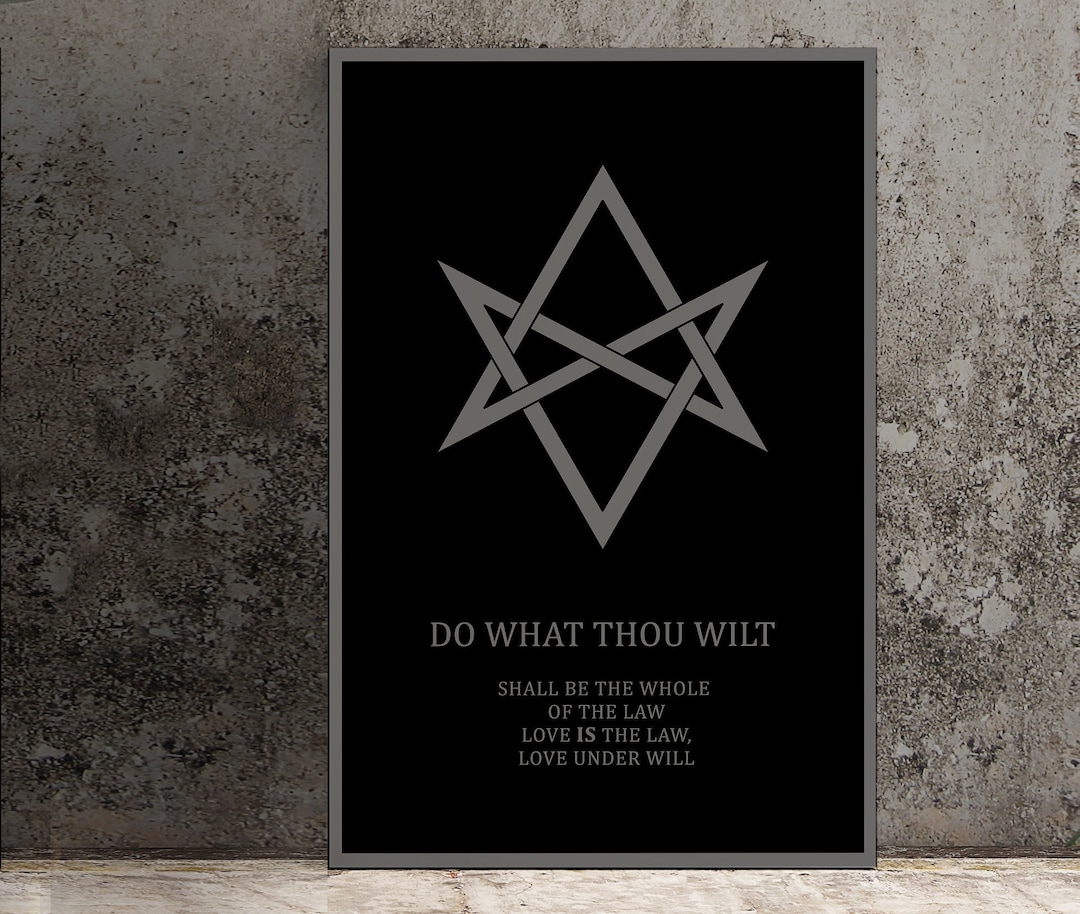 SerenitySpaGift's tweet photo. Do What Thou Wilt - Thelema Poster - Aleister Crowley Quote Poster by Printagrams https://t.co/wrQ6H7gkdB #Thelema #AleisterCrowley #QuotePoster #CustomArt #PrintableArt https://t.co/0oP5wVqWvC