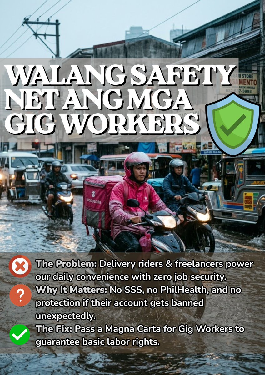 ur_pressy's tweet photo. MGA PROBLEMANG ARAW-ARAW NATIN RAMDAM (Pero Walang Nagsasalita) 🤫

Bakit nga ba parang bihira 'to mapag-usapan sa balita kahit araw-araw nating nararamdaman? 🧐

💬 Alin sa 10 na 'to ang pinaka-ramdam mo sa buhay mo ngayon? Let's discuss in the comments. 👇

#Philippines https://t.co/GFaBSy4tSE