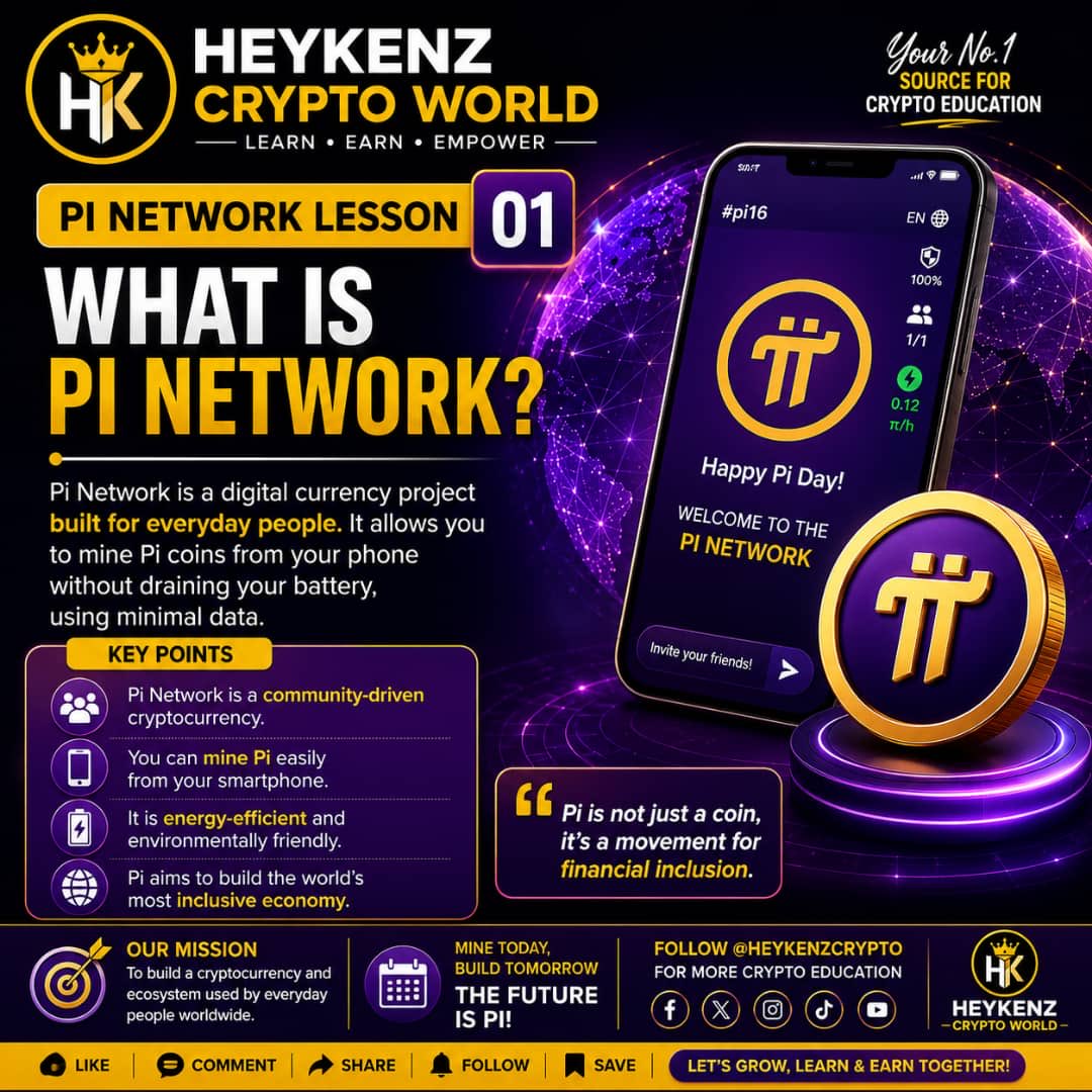 heykenzcrypto's tweet photo. It’s Sunday let’s know more about pi network ✌️ https://t.co/vN107udfZV