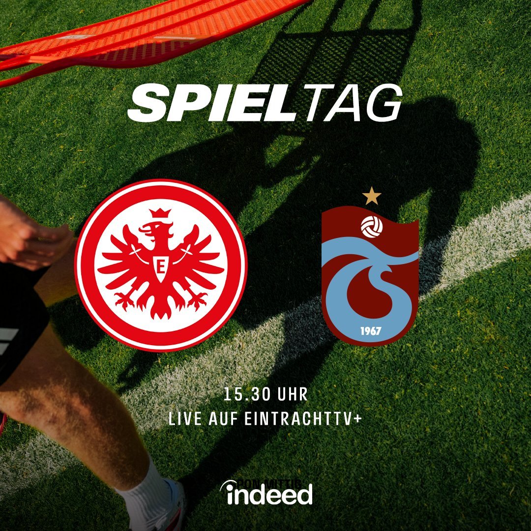 AdlerNews's tweet photo. 𝐌𝐀𝐓𝐂𝐇𝐃𝐀𝐘 #SGETS
Zweites Vorbereitungsspiel der Saison:
Um 15:30 Uhr spielt die @Eintracht in Grödig gegen Trabzonspor. EintrachtTV+ und Sky Sport News übertragen die Partie live.
Meine Erwartung: Ein gutes Spiel nach vorne, unabhängig vom Ergebnis.
#SGE 🦅 https://t.co/kNYJ5c8plF