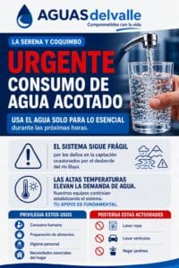 MiRadiols's tweet photo. Aguas del Valle llama a usar el agua solo para lo esencial tras reposición parcial del servicio en La Serena y Coquimbo https://t.co/mAfjACvU3m https://t.co/rnFHutDRT2
