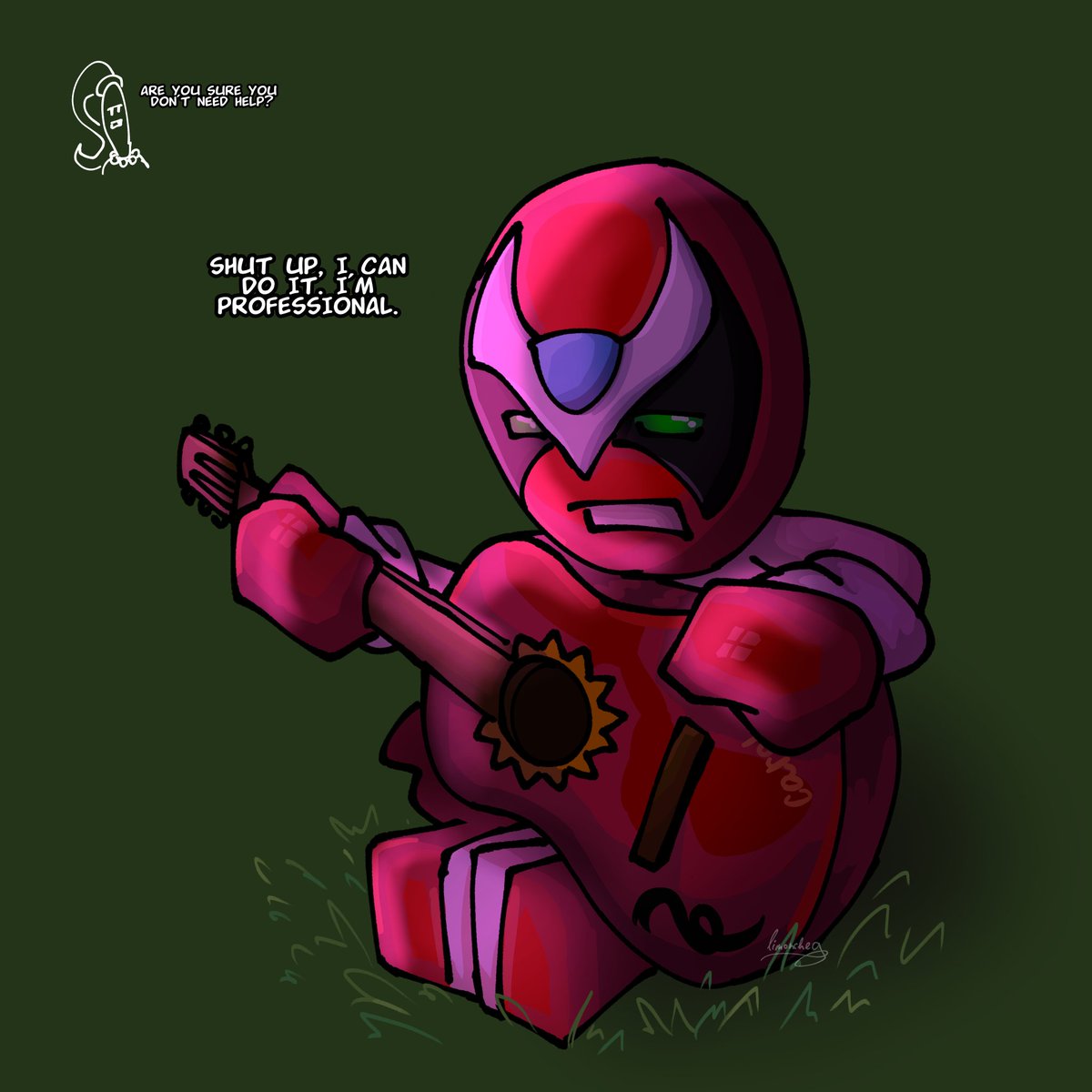 sourlemon06's tweet photo. Request from Tumblr
#homestarrunner #strongbad
rejected version ⬇️ https://t.co/I6NkBWj3jk