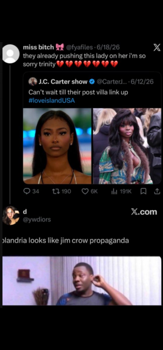 La_masdoll's tweet photo. I knew this day of rewriting history would come,but since day only 1 side has been making comparisons and what not. I assure you we don't care at all for your fav and if yall wasn't using the girl to attack O through her their name would have never been in the same conversation. https://t.co/ifNwP0v7vQ