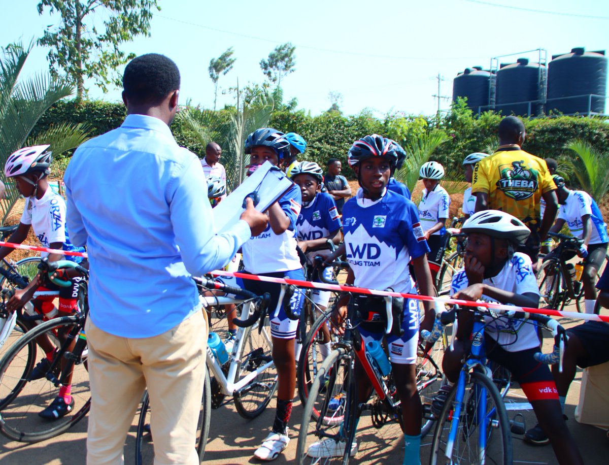 GSF_SportAcadem's tweet photo. The race is ON at  the #FieldofDreams! 
We are thrilled to host the Rwanda Youth Racing Cup – 4th Edition, 6th Round! Young cyclists are battling it out across the U-11, U-13, U-15, U-17 and U-19 categories.
Welcome to our campus!
@BugeseraDistr @cyclingrwanda https://t.co/55uM1UAERS