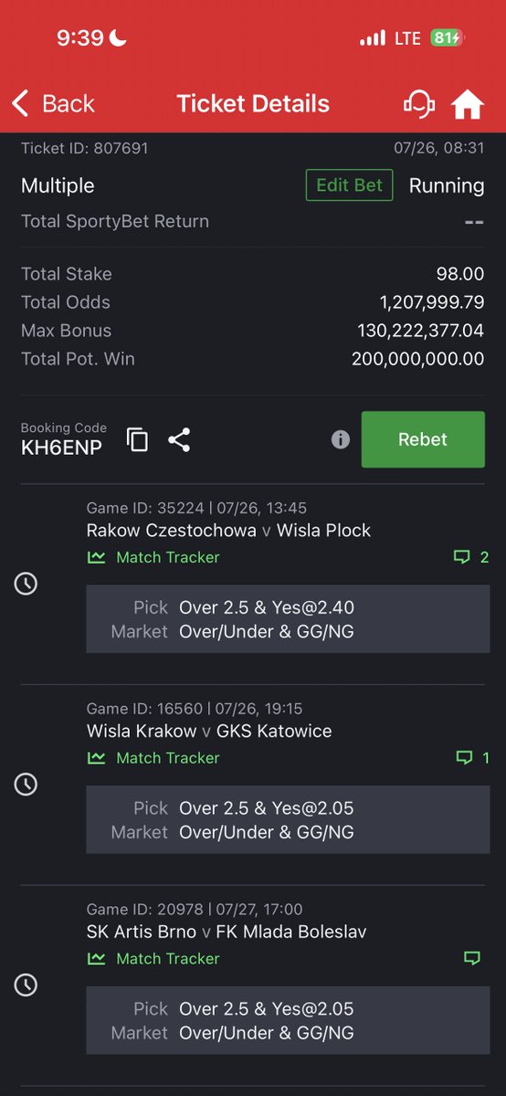 9jadiety's tweet photo. Make we freestyle!

Over2.5&amp;gg on sportybet 🔥⚽️✅

KH6ENP https://t.co/Mt0LZUW7XI