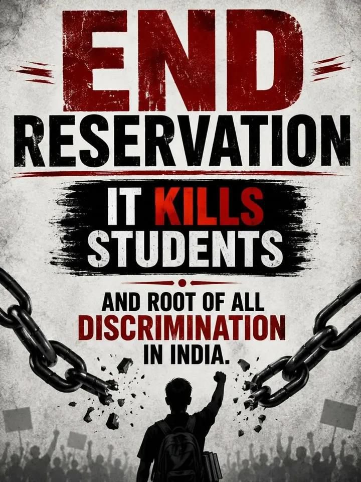 Bharat_Yatra_'s tweet photo. #EndReservation https://t.co/cAKh87FUoV