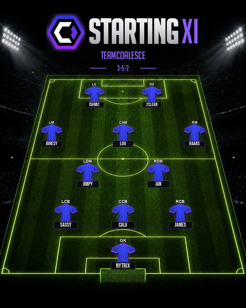 CoalesceVPG's tweet photo. What a tournament we had last night! 💜🏆
We started the group stages slowly, opening with a draw, but as the tournament progressed we grew stronger with every game and found our rhythm.
That momentum carried us all the way to being crowned champions of the @BRFCHub tournament! 🏅
The semi-final against @AurexFC was an incredible battle that pushed us right to our limits. We held our nerve when it mattered most, and in dramatic fashion, we secured the victory with a 91st-minute penalty to book our place in the final.
A massive team performance from everyone involved. Proud of the character, determination, and resilience we showed throughout the night. On to the next one! 💪🔥

Our lineup for last night
@Its_Nytrix 
@SassyRF6 
@James_7372 
@Czlvinn 
@Jxxmpy1 - Trialist
@JanDcX - Trialist
@mic11182 - Trialist
@Raabs_Kebabs 
@loumacca1 
#2clean - Trialist
#Jonesy - Trialist

#vpg #11v11 #proclubs #fc26 #StrongerTogether