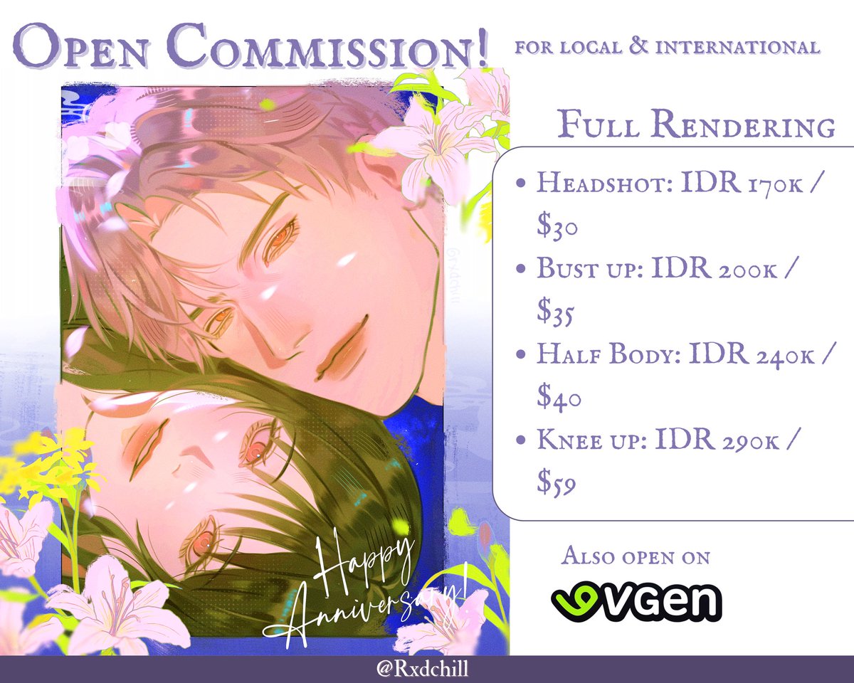 rxdchill's tweet photo. Rei's Commission Open! 🤍

( Likes and Rts are very appreciated!)

I'll be taking 5 slots (0/5) for both Local 🇮🇩 &amp; International 🌏!

Feel free to dm me if you're interested or if you have any questions :3
⬇️ ToS below!

#artcommission #Commissionopen #vgencommission https://t.co/30v0mQiHL7