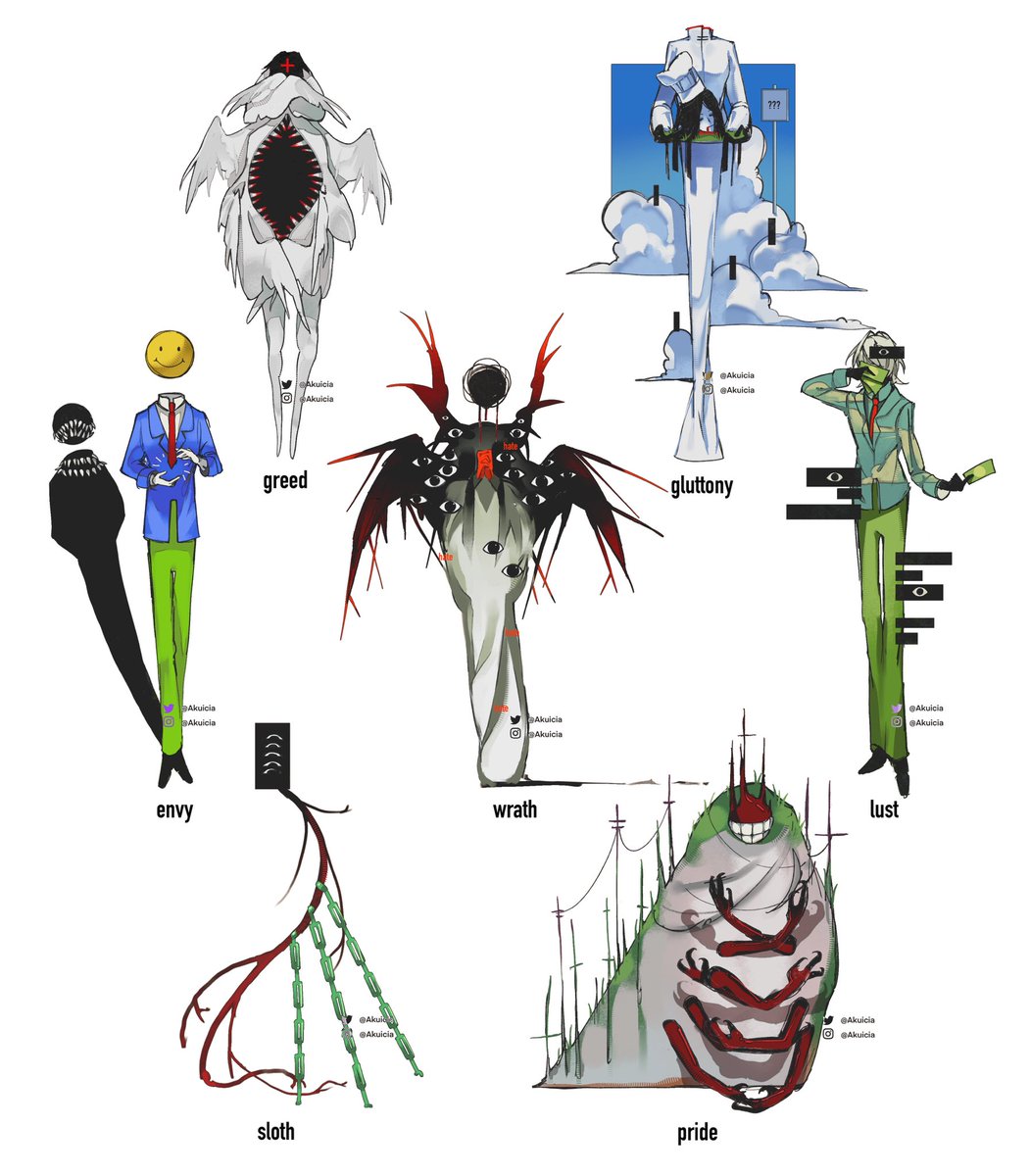 Akuicia's tweet photo. compilation of my best anomaly designs
#oc https://t.co/VlRLe7G782