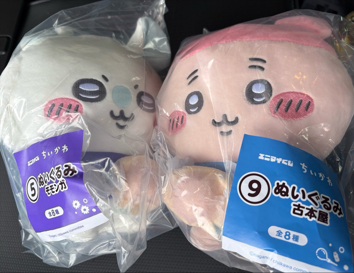 5kTcE's tweet photo. ちいかわ エニマイくじ　交換

【譲】
ぬいぐるみ　モモンガ
                      古本屋

【求】
風鈴：うさぎ
ポーチ：うさぎ&amp;ラッコ
豆皿：ちいかわ&amp;うさぎ

どうしても送料に差が出てしまうので、1:2複数交換優先

郵送交換希望です📮 https://t.co/zzN3NShOCr