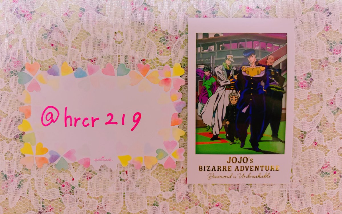 hrcr219's tweet photo. 【交換】ジョジョ 4部 キャラポトレ
ダイヤモンドは砕けない

譲▶︎ 箔押しA

求▶︎ (18)場面写L(28話) 岸辺露伴

都内手渡しまたは郵送にて
交換可能な方お気軽にお声掛けください。
よろしくお願いします。 https://t.co/97wzIaM856