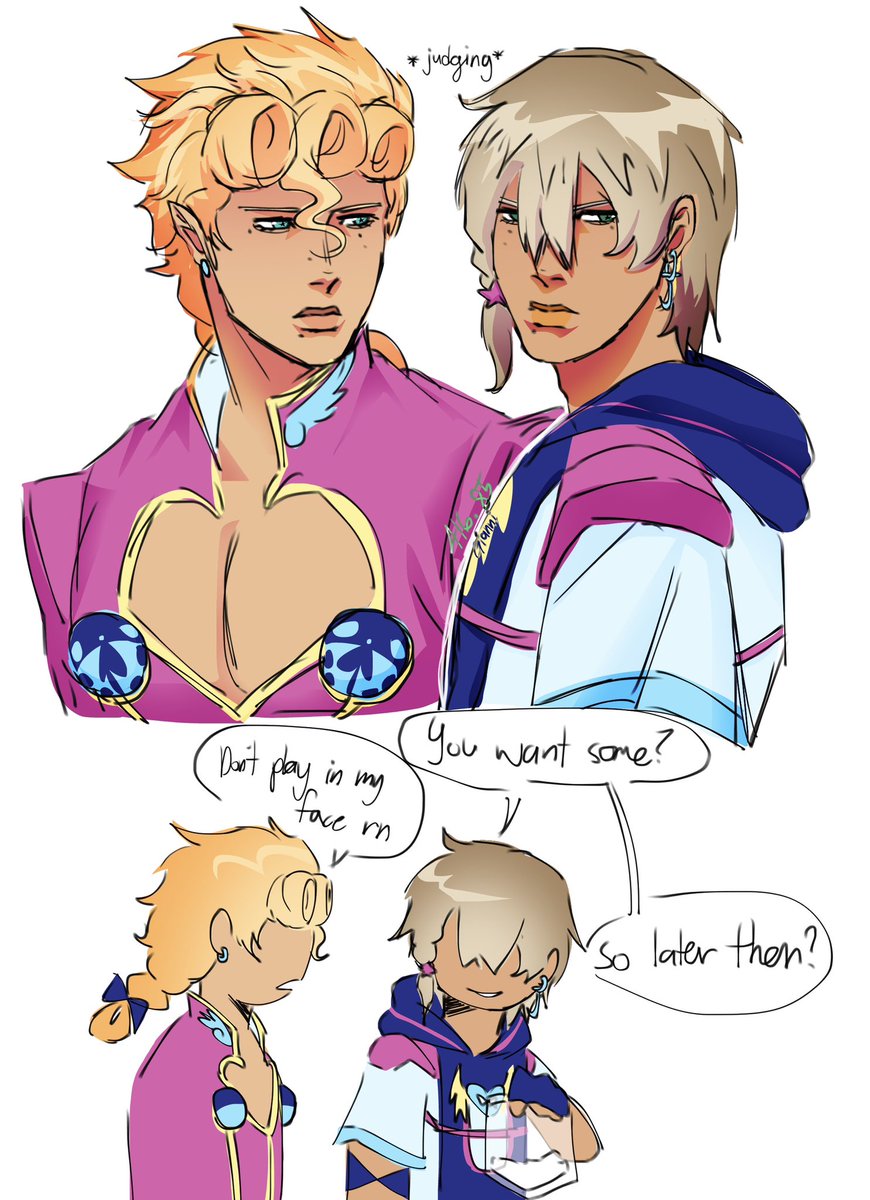 416_85's tweet photo. do you think they’d get along or nah
#giornogiovanna #jodiojoestar https://t.co/gt8OkwwA3U