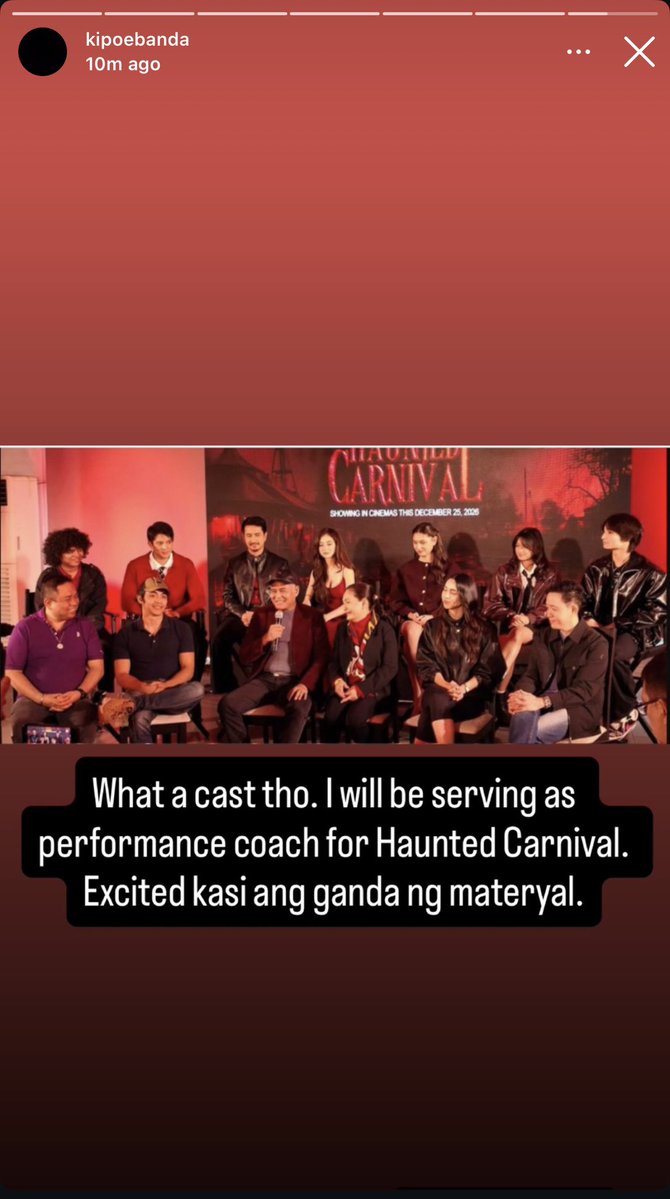 bananies0000's tweet photo. Ayun na nga, kinikilig akooooo. At dahil dyan invite natin si Direk sa space laterrrrr 

FYANG FOR HAUNTED CARNIVAL https://t.co/j8IEBM9UuF