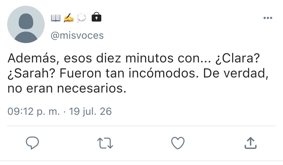 HSslinky's tweet photo. CAPÍTULO 111.

bueno si fue tan incómodo entonces no tenés que volver a hablar con ella https://t.co/akf39vA7ab