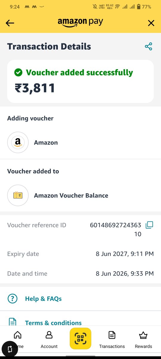 Tamzidachy's tweet photo. @amazonIN @AmazonHelp Tweet 2

@AmazonIN @AmazonHelp

I purchased an Amazon Shopping Voucher worth ₹3,811 from Pine Labs and redeemed it to my Amazon account. Since then, every product order has been cancelled before shipment without any valid explanation.
@jagograhakjago https://t.co/EKOdtTjods