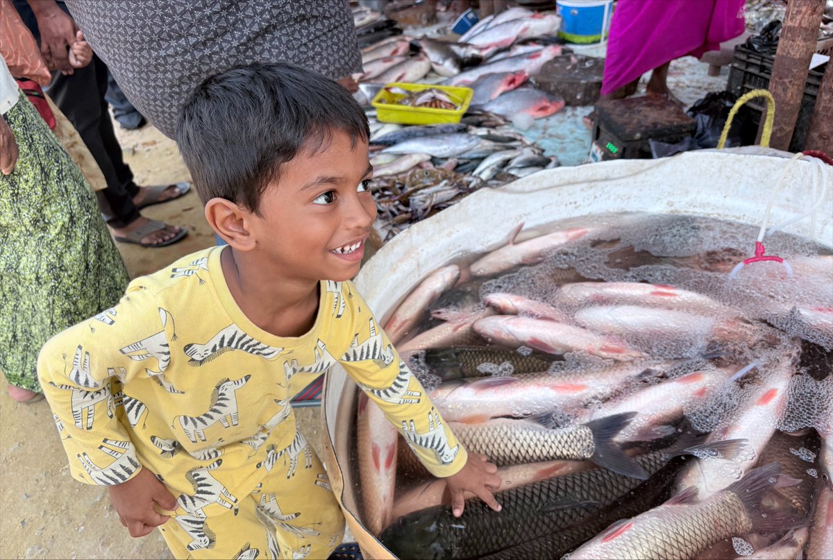 HemuParuchuri's tweet photo. #Shourya Today @ Fish Market 🐟🐠🎣 https://t.co/p8Apx2T1la