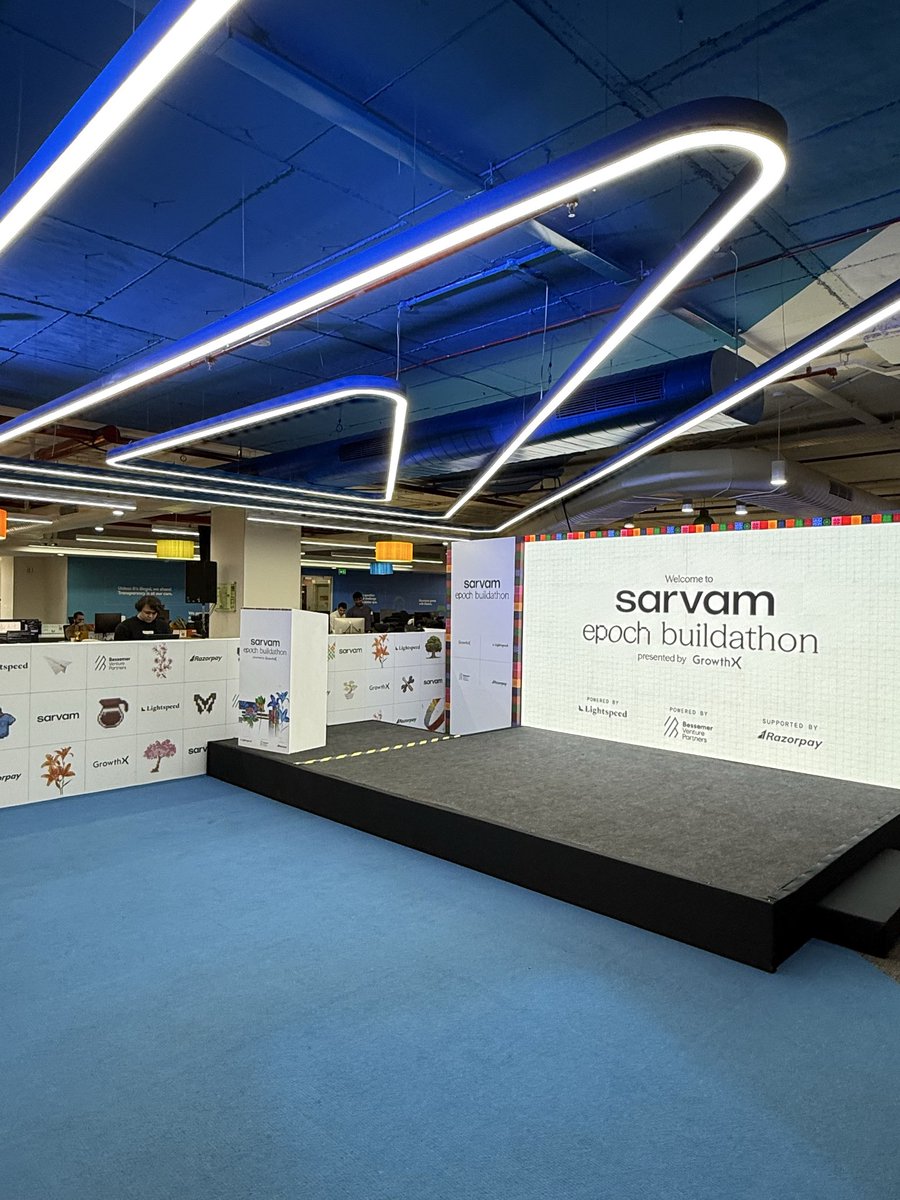 axhaltwts's tweet photo. building tech for the older generation today at @Razorpay hq. glad to be part of the sarvam epoch buildathon by @GrowthX_Club. https://t.co/2pv3JbWtNY