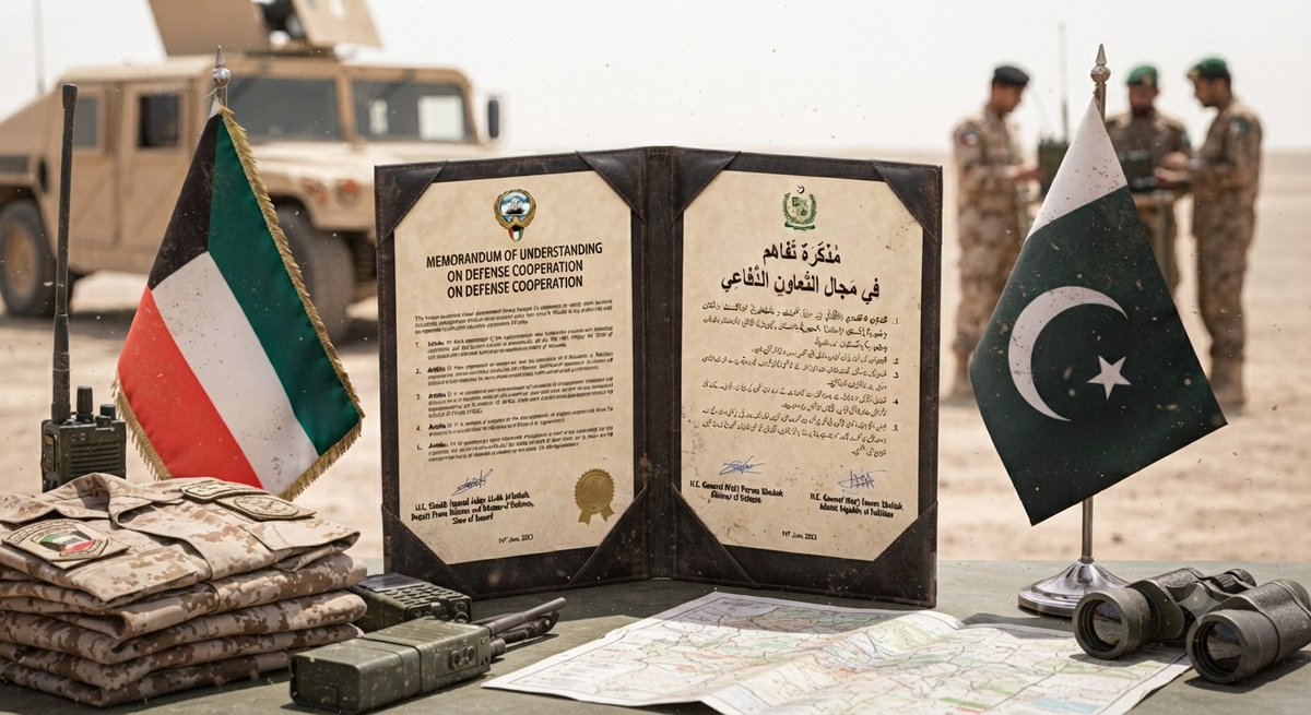 Kuwait has officially approved a defense cooperation agreement with Pakistan, br...