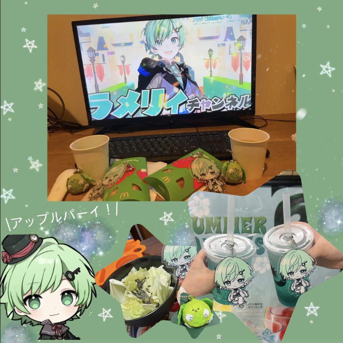 S1Z2K's tweet photo. 〜7/19.20〜
初のぬい作り🪡
りりぃ大先生本当にありがとう🫶
ラメさん動画視聴もおしゃべりもカラオケも全部楽しい💚
また遊ぼうね！✨ https://t.co/OwivWWZyXQ