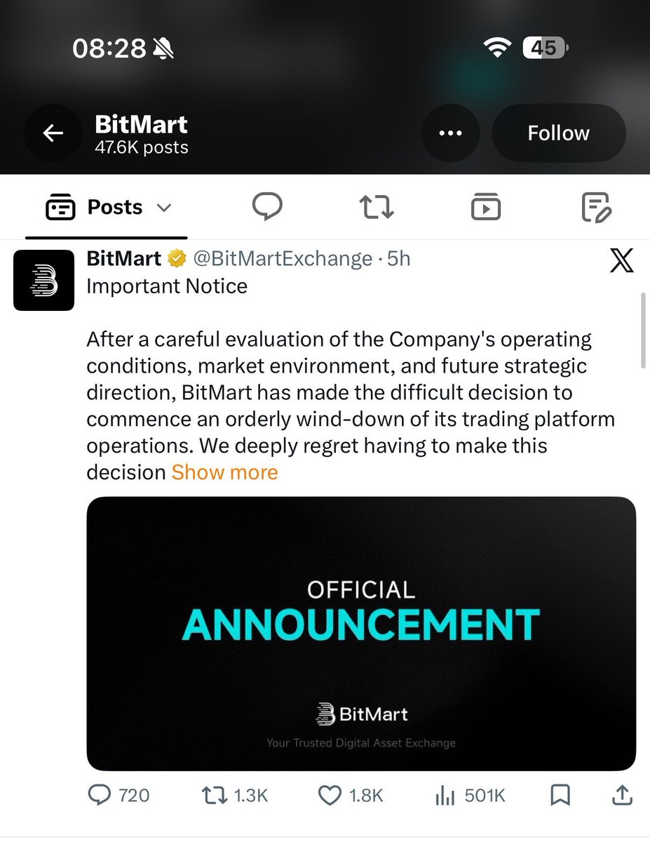 0xhabibi1's tweet photo. nobody uses the two exchanges 💀😂 https://t.co/znDvXGFGvt