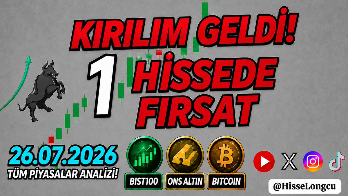 HisseLongcu's tweet photo. Borsada yön nereye? 🧐 
Güçlü sinyal veren o hisse hangisi? Hepsi ve daha fazlası yeni videomda yayında! 
🎬 https://t.co/SO2k0n9kQd

#borsa #hisse #bitcoin #altın https://t.co/8HxW1189C5