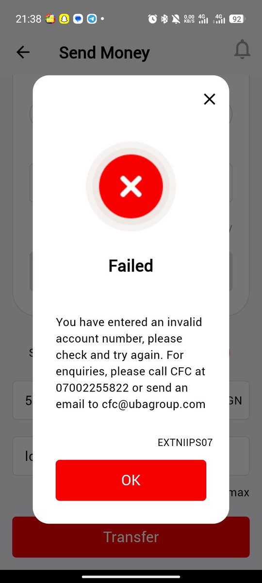 samuelenayaba3's tweet photo. @UBAGroup I sent an email to your guys since on Friday all ur customer service contacts are not working since Thursday I have been unable to make any transactions even my debit card is not working please u guys have to fix this am tired https://t.co/yT4jnpepj5