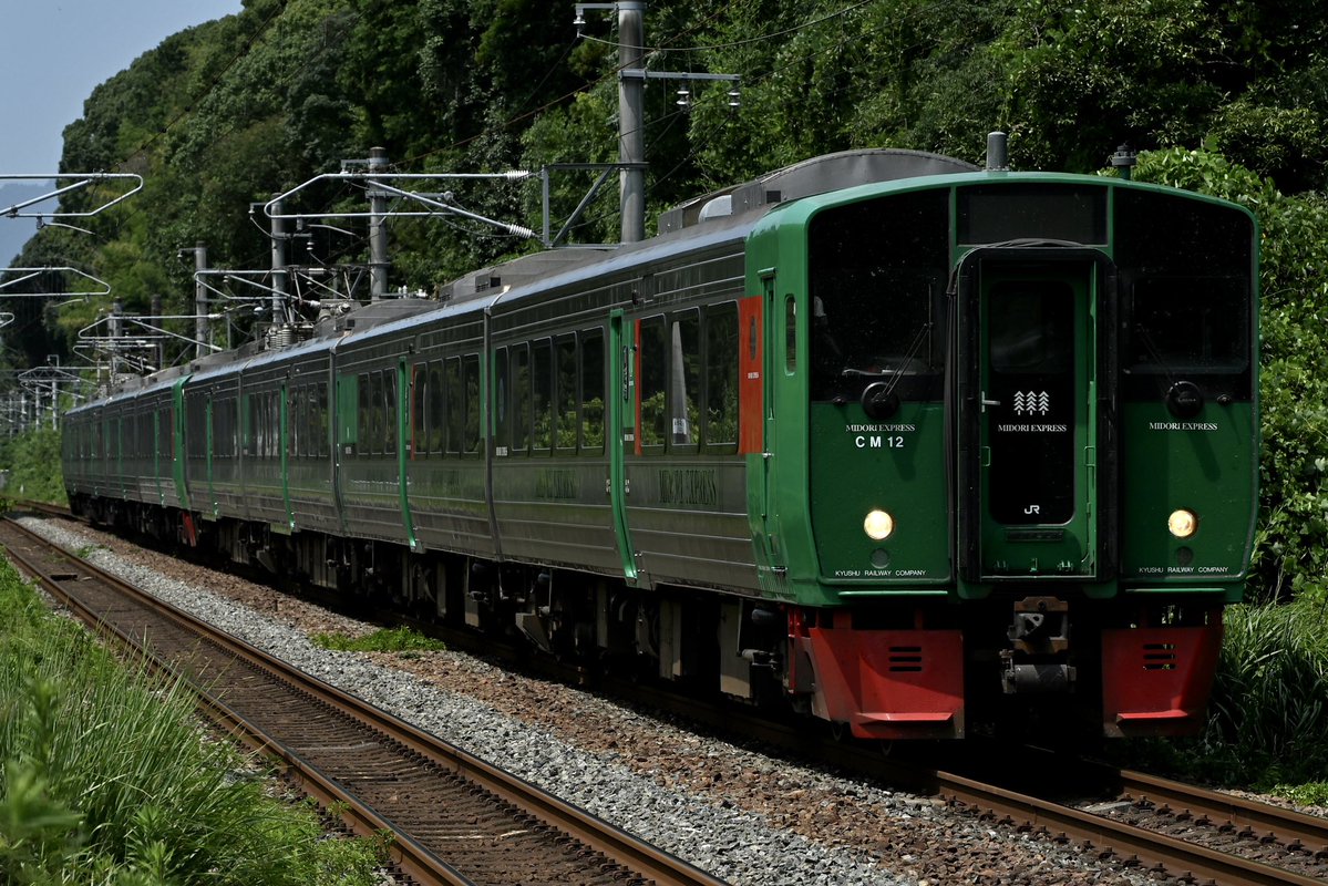 おはようございます。 783系 特急ハウステンボス 重連 783系