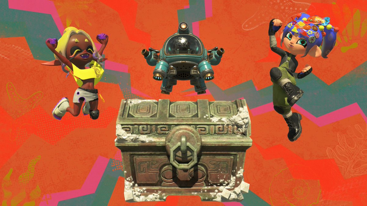 MassaraCT's tweet photo. クリアした時のポーズかわいいね😊
イェーイイェイイェイ♪
イェーイイェーイ♪
#スプラトゥーンレイダース
#Splatoon_RAIDERS https://t.co/5OM1yPVNaj