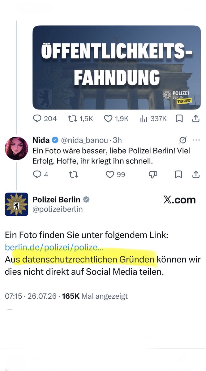 janfleischhauer's tweet photo. Nicht, dass der Täter am Ende noch wegen Verletzung des Datenschutzes klagt! https://t.co/sFCGy4G9Og