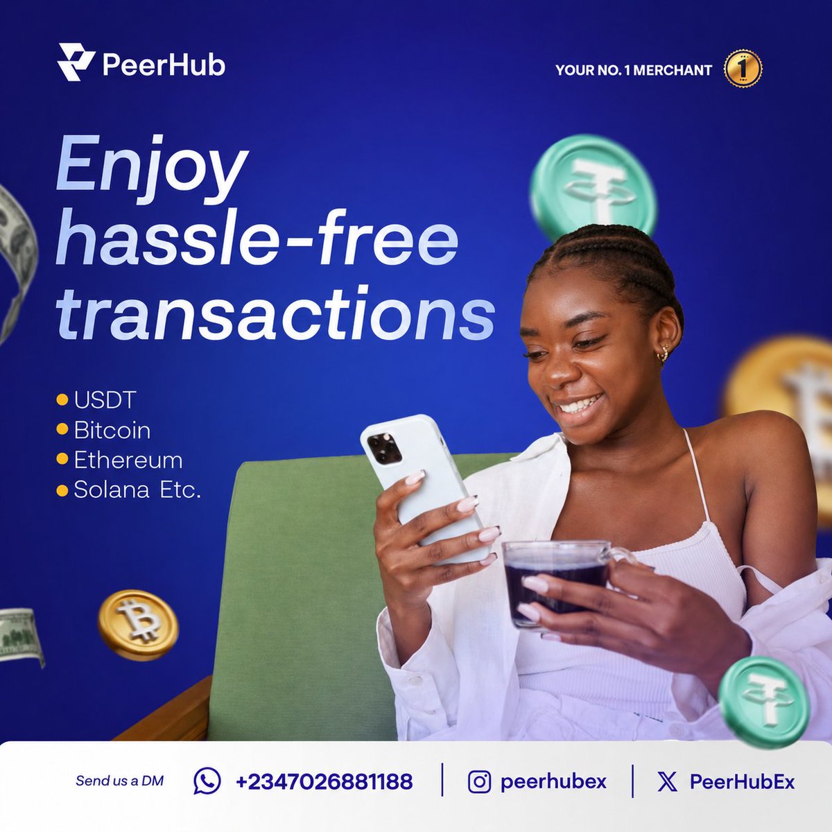 PeerHubEx's tweet photo. Happy Sunday, family
Enjoy hassle-free crypto transactions with PeerHub.
Fast, smooth, and reliable — just the way it should be. 

📩 Send us a DM to get started.

Follow • Like • Repost 💙

#PeerHub #HappySunday #CryptoNigeria #USDT https://t.co/gKHw9gJhWF