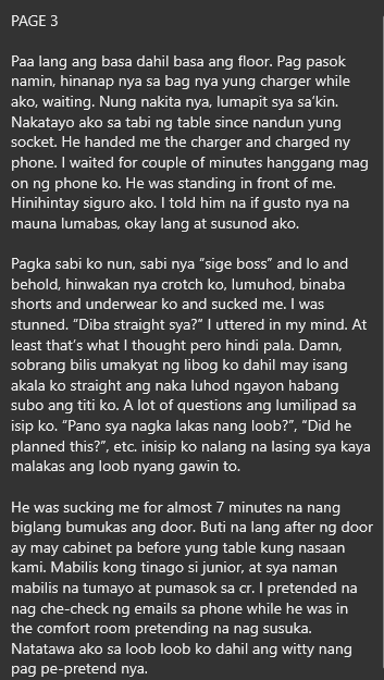 AlterOfan83223's tweet photo. Target Pala ng Poging Bagong Empleyado ang Mailap na Operations Manager
Pages 1-3
Sender: Anonymous 1013
#ConfessionOfanAlter1023
#Officemate https://t.co/ewJV1CMQNd