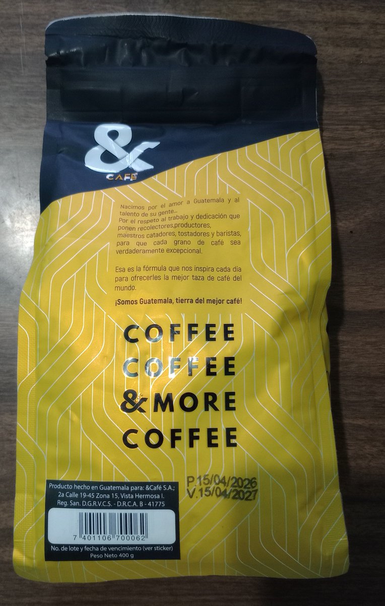 afrogman316's tweet photo. Para el mes de #Julio un #Cafe de &Café molido titulado "Despertarse" un #CafeBlend de las regiones de #Huehuetenango y #Coban. Me gustó y atrapó está presentación. #Coffee #Guatemala. https://t.co/zWCf287xTw