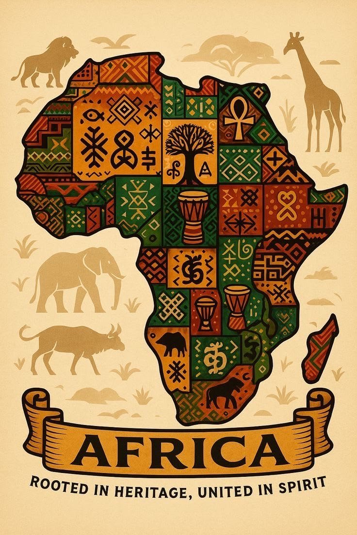 farihywrites's tweet photo. 54 countries, 54 stories, 54 flags.

This is Africa. ✊🏾🌍

The cradle of humanity, a continent with a history spanning thousands of years. ✊🏾

#Africa https://t.co/zDDNStYdmF