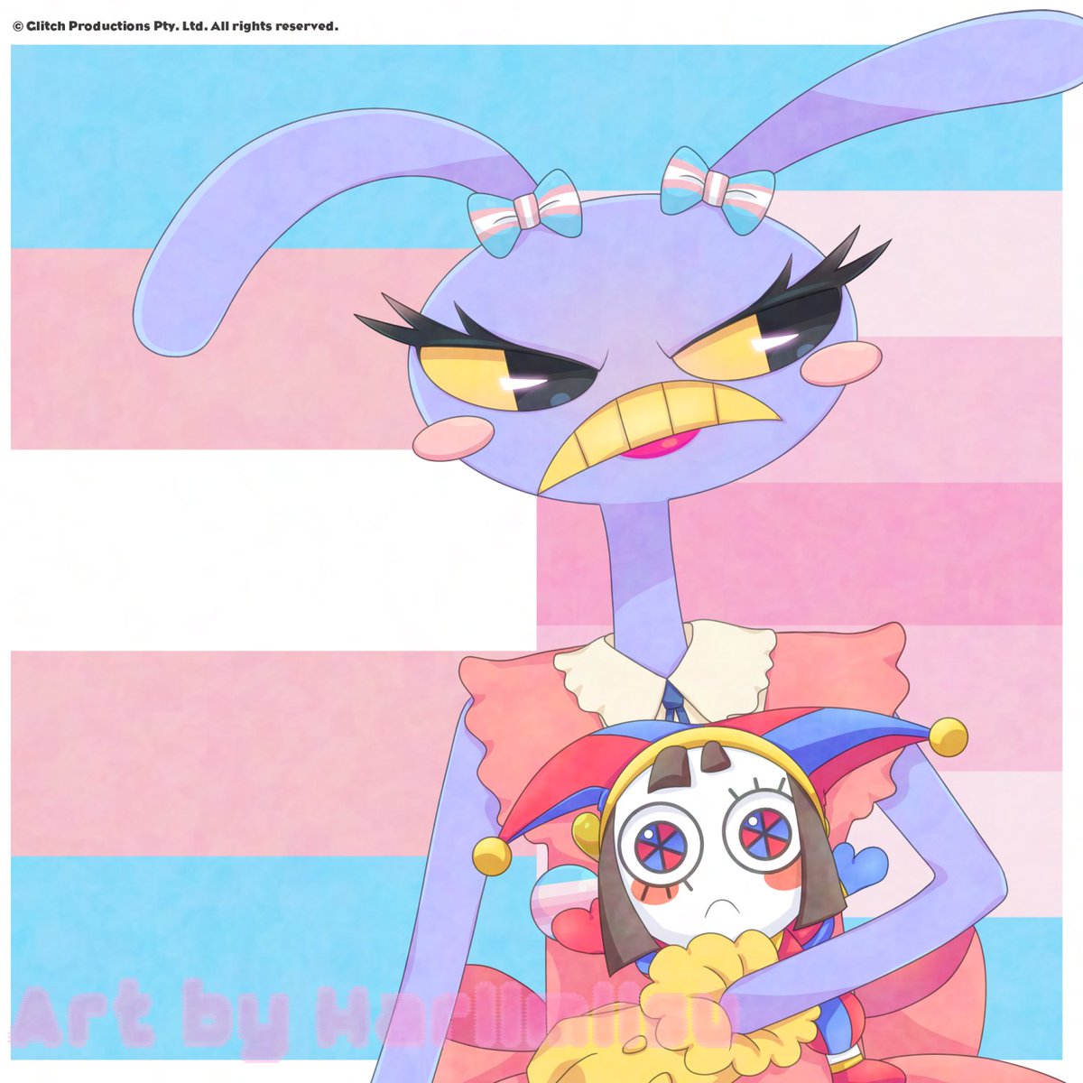 Plurisexual's tweet photo. TRANS RIGHTS FOR JAX NOW!!! #artistoftwitter #TADCㅤ #fanartㅤㅤㅤㅤ https://t.co/QYTttIGkNf