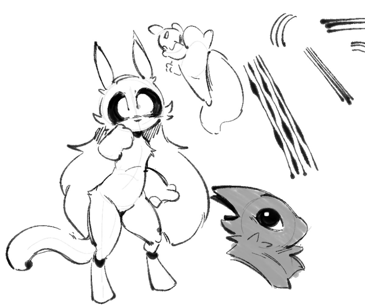Soarfloh's tweet photo. Warm up doodles once again https://t.co/xCXNe280Ki