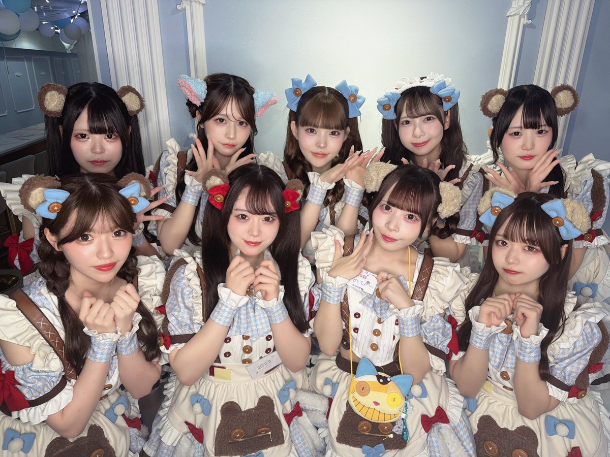 purumoka_maid's tweet photo. 7/26(日) 🧸18:00〜25:00🧸
なのぴープロデューサー出勤ラスト🧸

なのぴー 18-25
神楽@kagura_prmk 18-25
りり@riri_prmk 18-23
みり@miri_prmk 18-25
える@eru_prmk 18-23.5
ゆゆ@yuyu_prmk 19-25
めい@mei_prmk 18-23.5
いのり@inori_prmk 18-23
ふゆき@fuyuki_prmk 18-25
すずぴ@suzupi_prmk 18-25 https://t.co/T43O8iAnUE