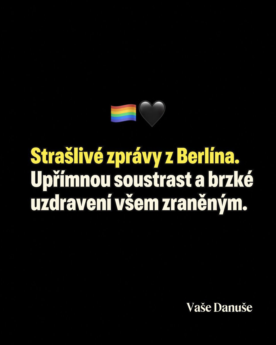 danusenerudova's tweet photo. Nenávist nesmí mít v naší společnosti místo. https://t.co/5LwqF2PK2g