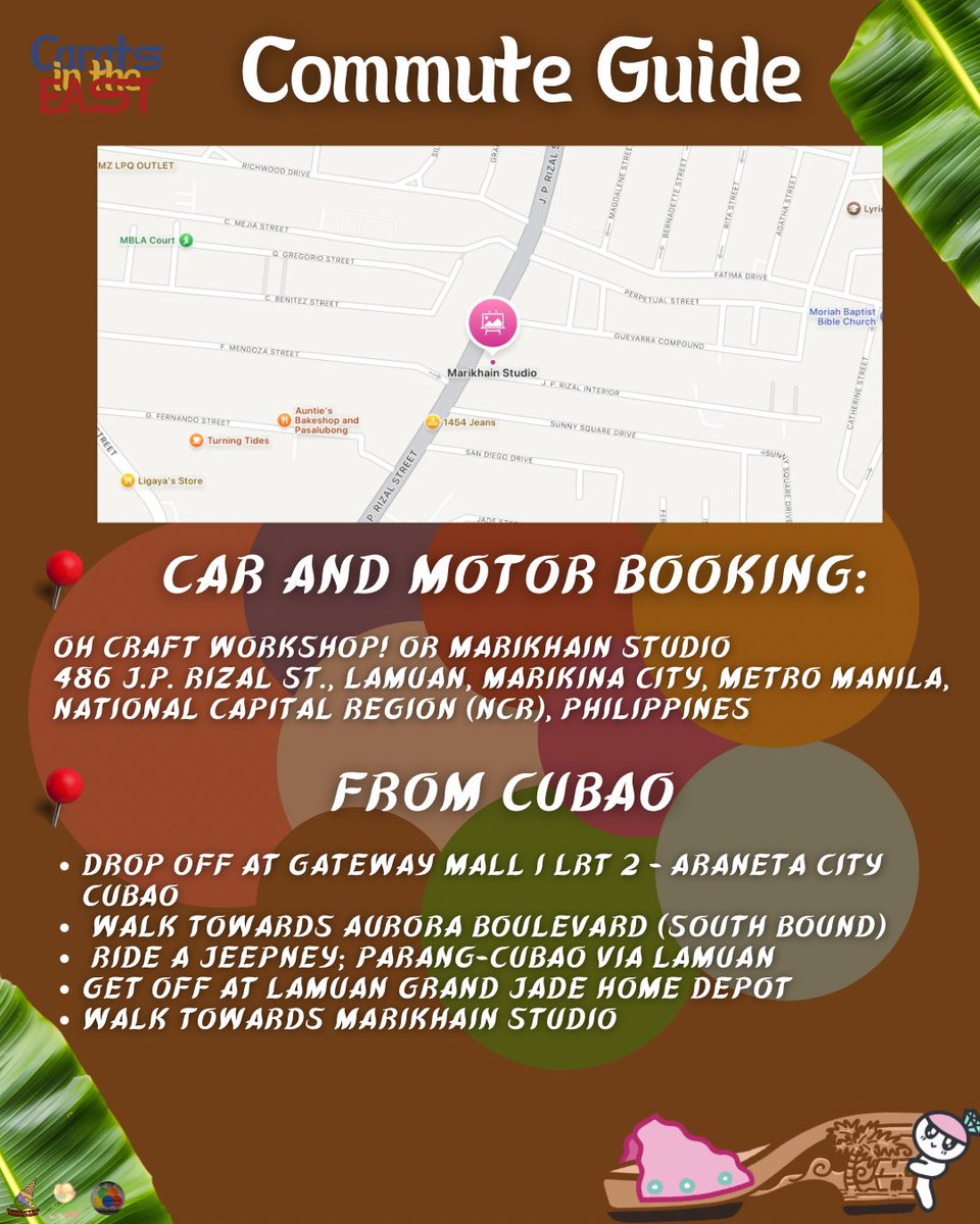 caratsintheeast's tweet photo. Hello, komyuters! 👋🏻

Narito na ang commute guide para sa ating nalalapit na event 🚉 sana mapadali na ang pagpunta ninyo sa ating venue! 😁

Ano pang hinihintay mo? Tara na, magsapatos ka na! 🏃🏻‍♀️💨 https://t.co/FHnHjppKAK