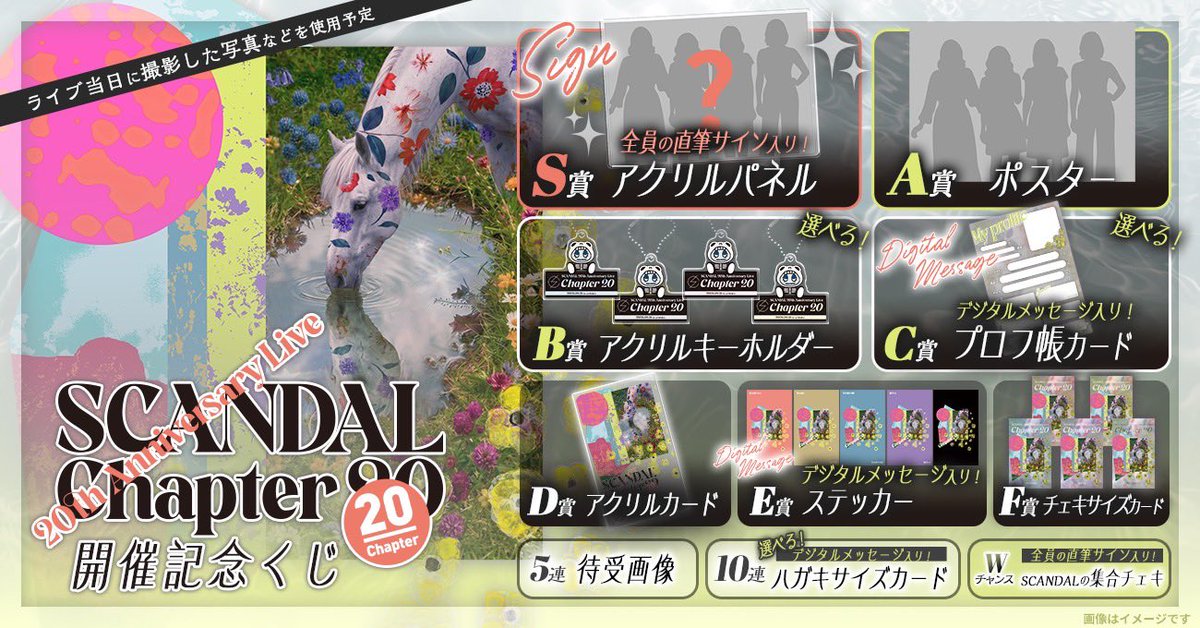 SCANDAL 20th Anniversary Live “Chapter 20” オンラインくじ📱 ______