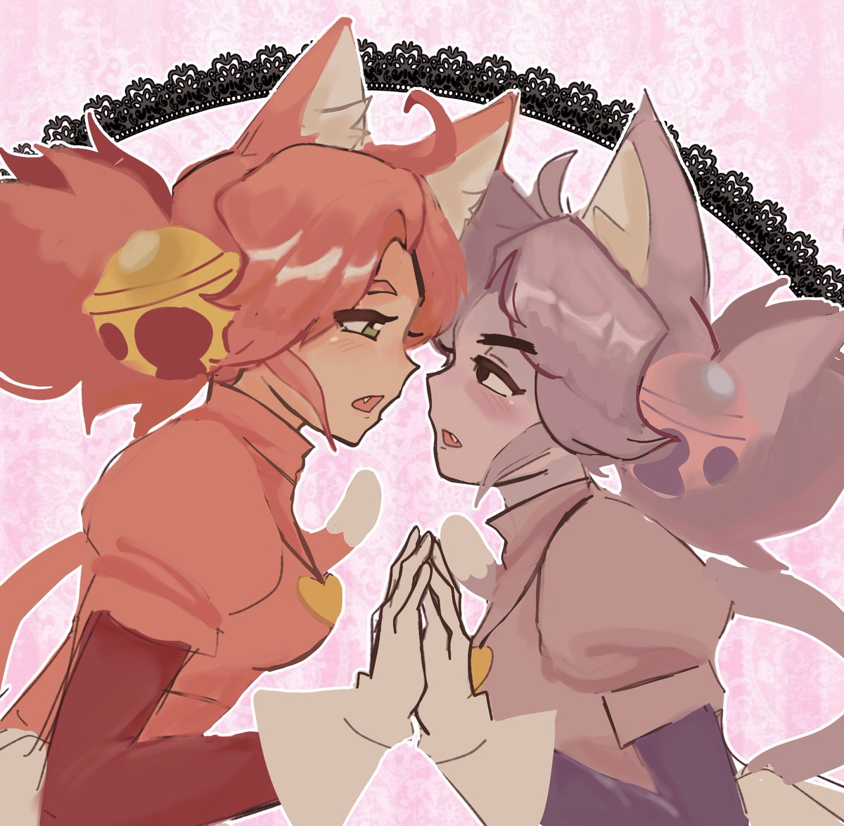 M1ssconfille's tweet photo. Mew 
#deltarune #mewmew #pink https://t.co/utnGioe9A0