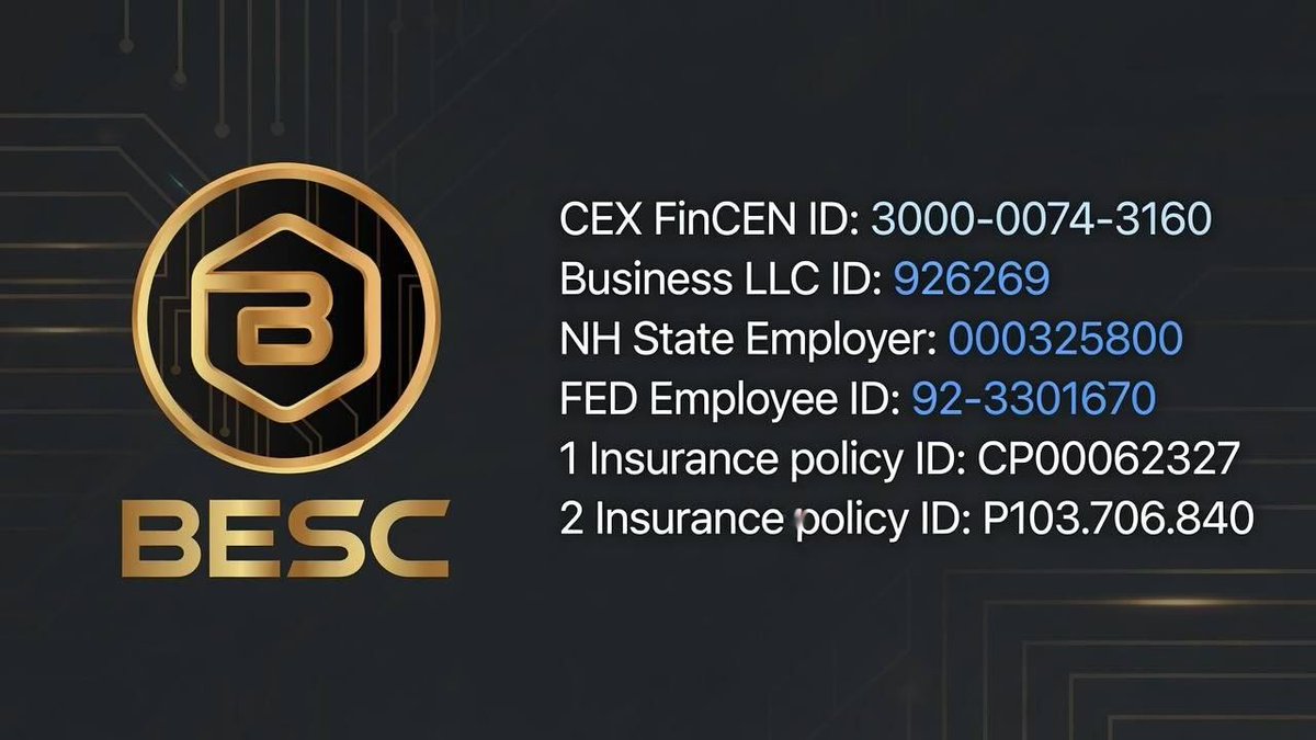BESC_Vanguard's tweet photo. @BitMartExchange Time to move to the newest and regulatory sound USA based Tier 1 CEX @BESCLLC 🔒 https://t.co/vmMjckVlVQ