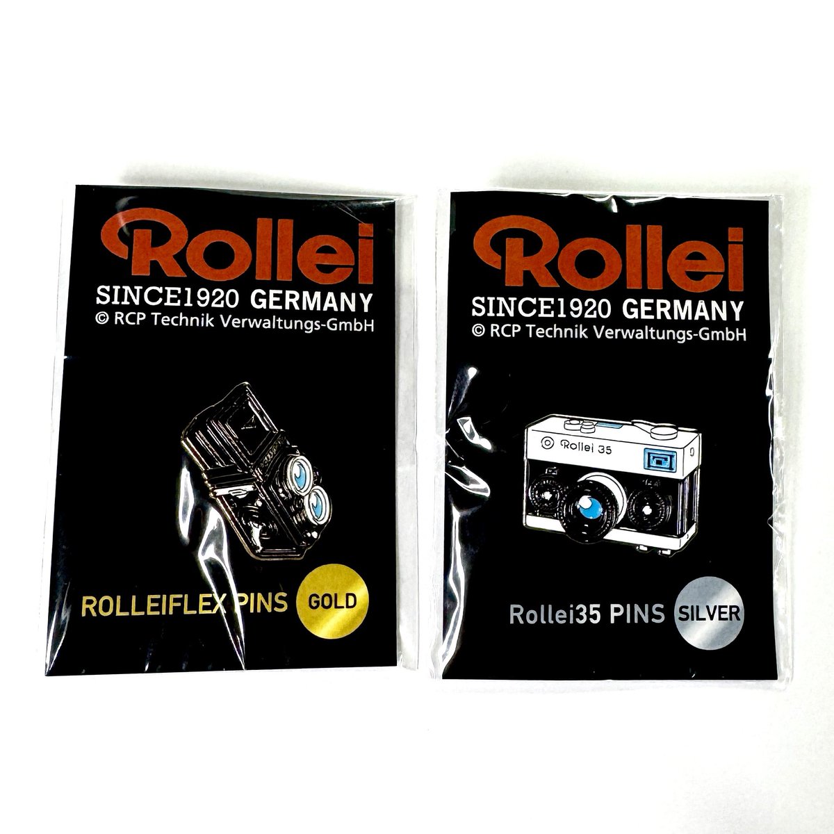 RacerAnimal's tweet photo. Rolleiflex と Rollei 35 ピンズ https://t.co/2xQEW8mrT6