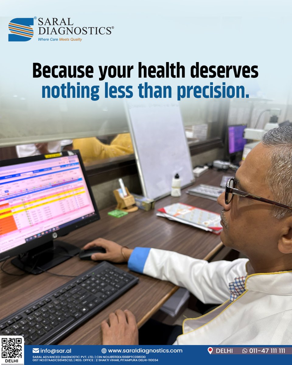 saraldiagnostic's tweet photo. Before a report reaches your hands, a lot happens behind the scenes.

It begins with advanced analysers.
It is strengthened by expert pathologist review.
It ends with results you and your doctor can rely on, because trust is earned through precision.

#SaralDiagnostics #Pathology https://t.co/EYBULzR63b