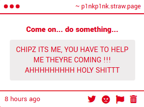 GGchipz's tweet photo. WHAT THE FUCK, RUN PIBBLE!!! RUNNNN!!!!!! https://t.co/HrWSxCHYwp