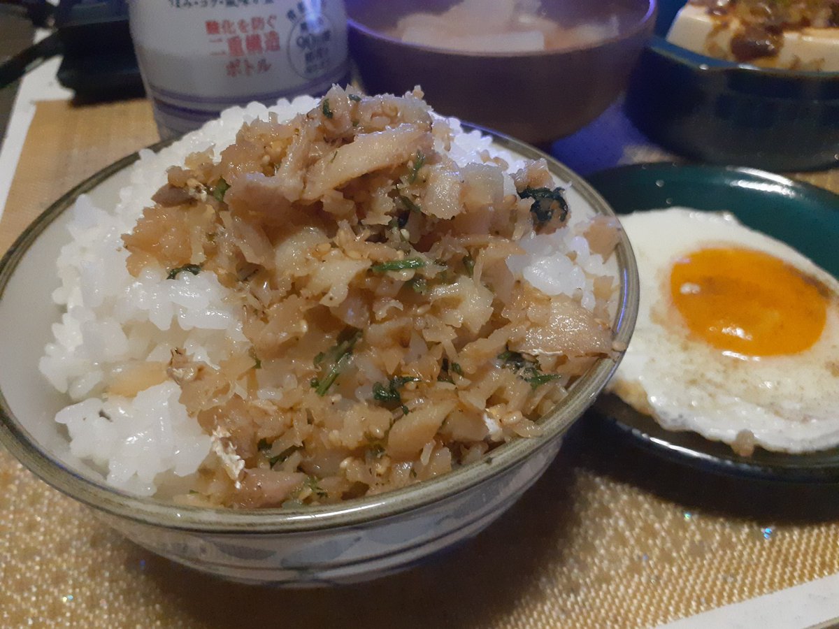 fabizou2014's tweet photo. タラをね、炒り煮にしたんです。 https://t.co/Jfjfa3DRfg