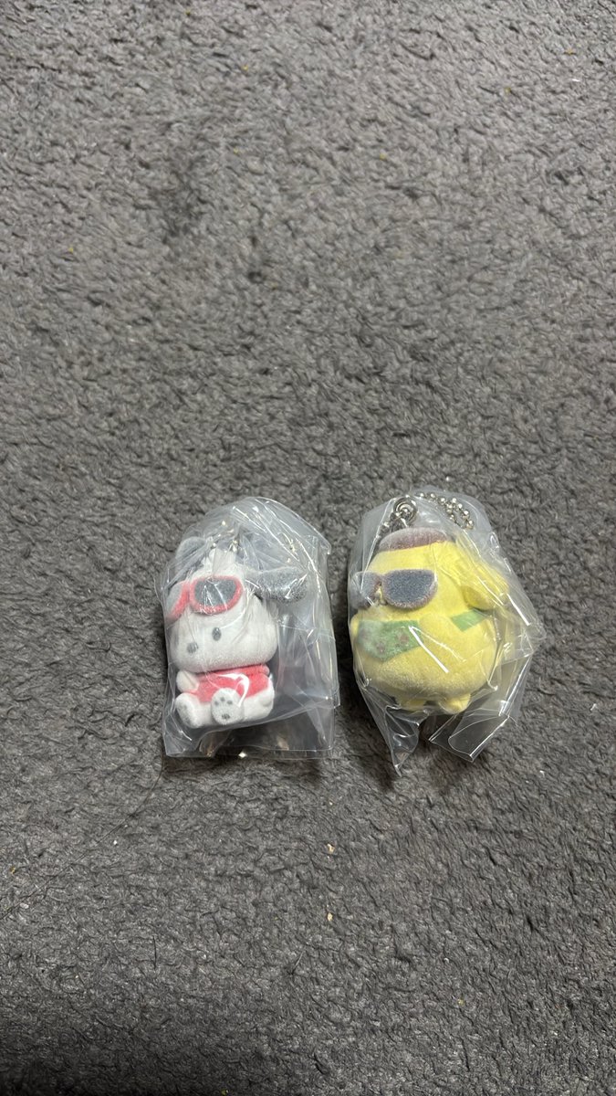 pon6623's tweet photo. 交換　サンリオ
フロッキーマスコットスイング

（譲）ポチャッコ、ポムポムプリン

（求）クロミ、キティ

郵送希望です。
よろしくお願いします。 https://t.co/q5Ug6ODu7D