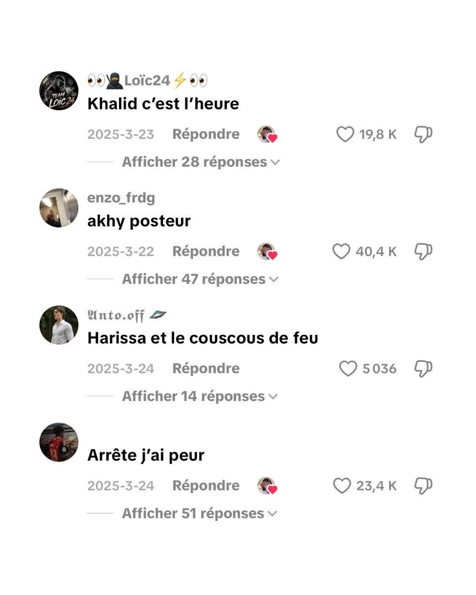 Raclure03's tweet photo. Les commentaires 😂🤣😂🤣 https://t.co/qO8PdbVnFN